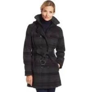 Columbia Zenith Plaid Belted Trench Coat